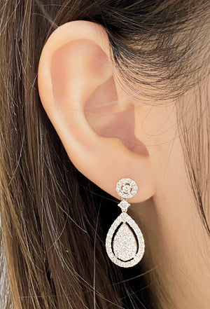 Diamond Earrings E38502