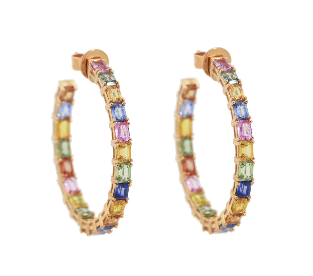 
                
                    Load image into Gallery viewer, Color Gemstone Earrings E40506
                
            