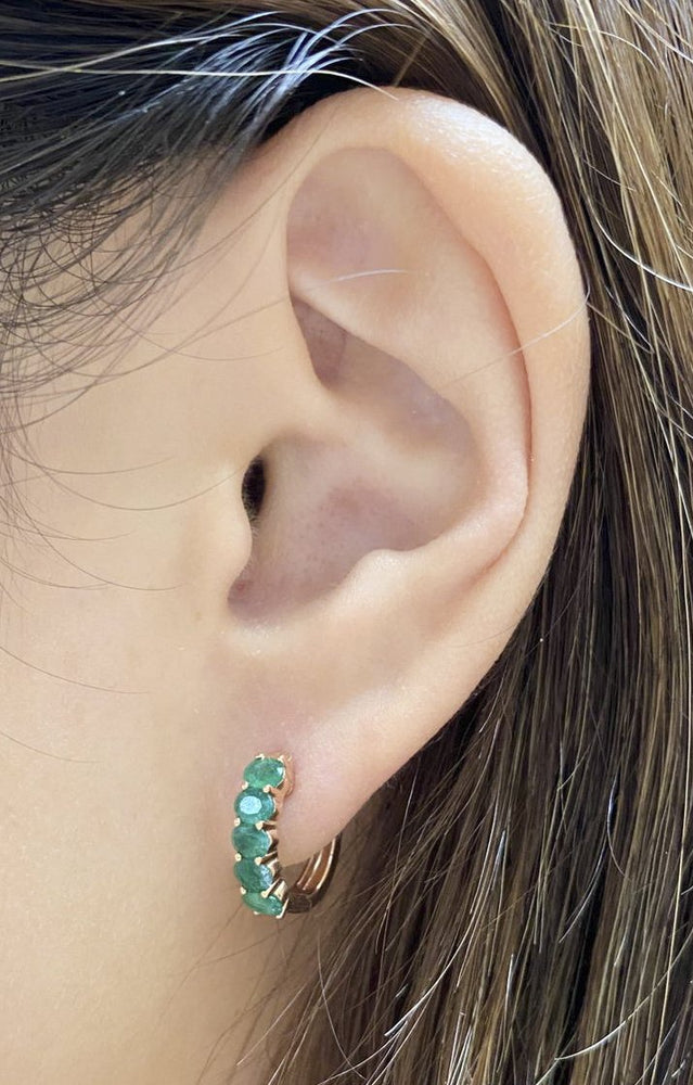 
                
                    Load image into Gallery viewer, Emerald Earrings E40800
                
            