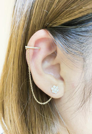 Diamond Earrings E40818 - Cometai