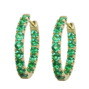 
                
                    Load image into Gallery viewer, Emerald Earrings E40878
                
            