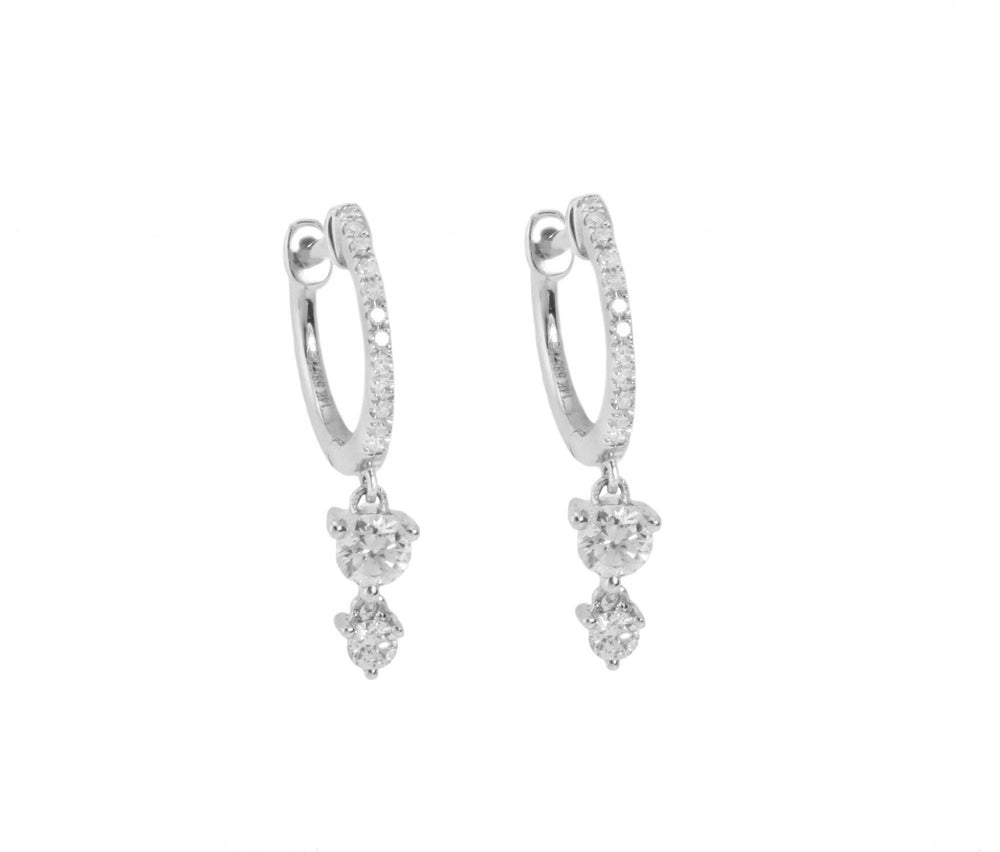 20mm Diamond Earrings E40890