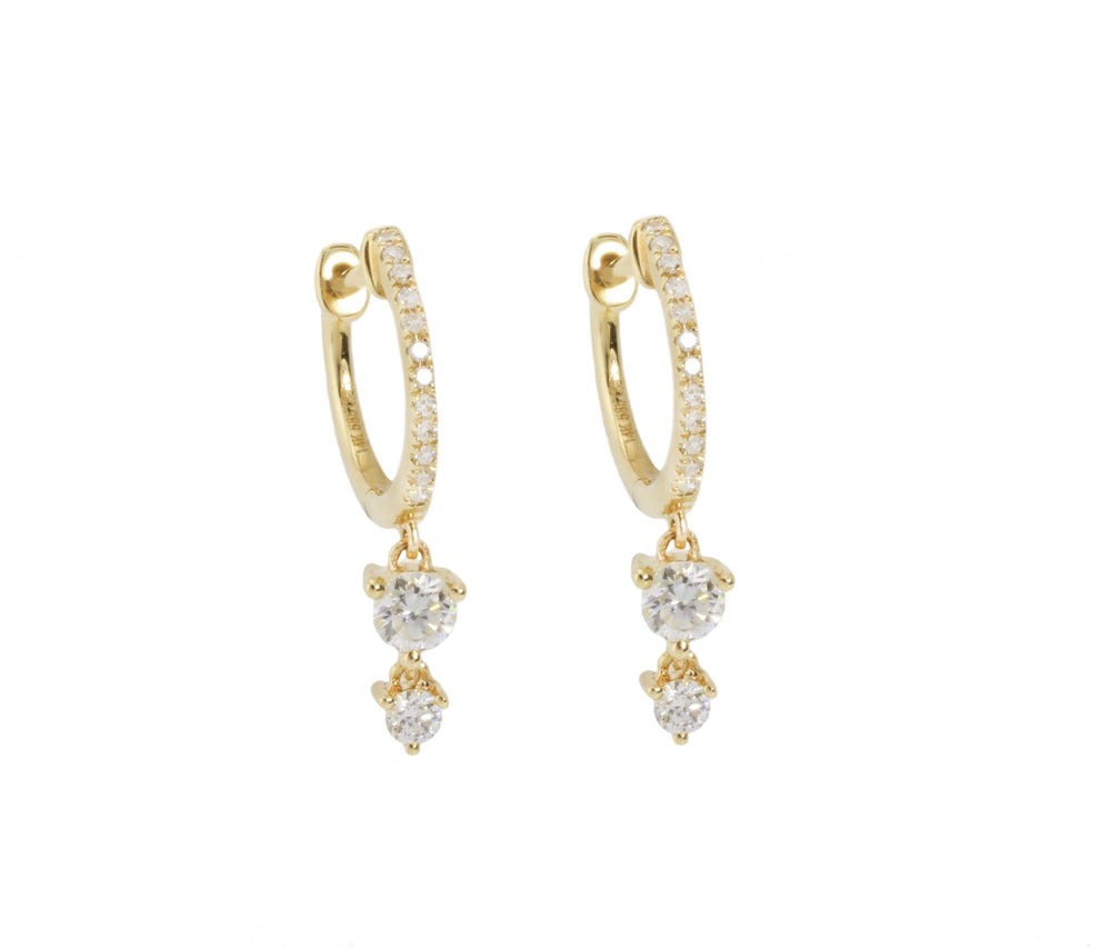 Diamond Earrings E40890 - Cometai