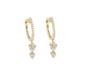 Diamond Earrings E40890 - Cometai