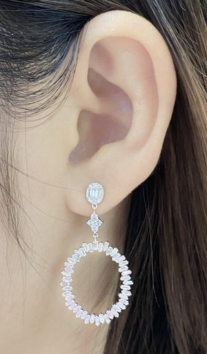 Diamond Earrings E40895 - Cometai