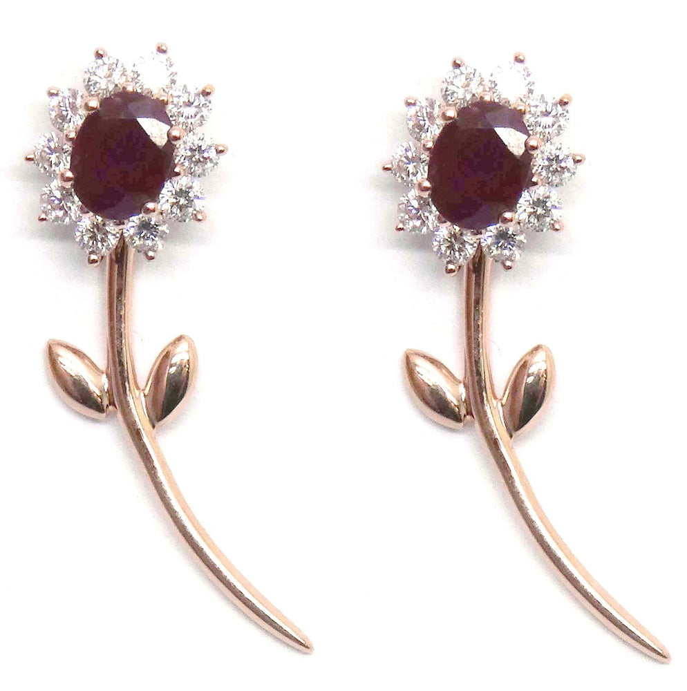 
                
                    Load image into Gallery viewer, Ruby Earrings E40993
                
            