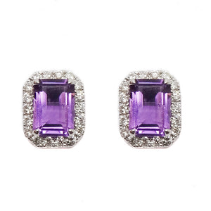 
                
                    Load image into Gallery viewer, Amethyst Earrings E41424
                
            