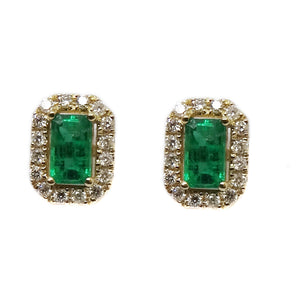 
                
                    Load image into Gallery viewer, Emerald Earrings E41424
                
            