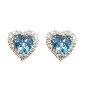 
                
                    Load image into Gallery viewer, Blue Topaz Earrings E41425
                
            