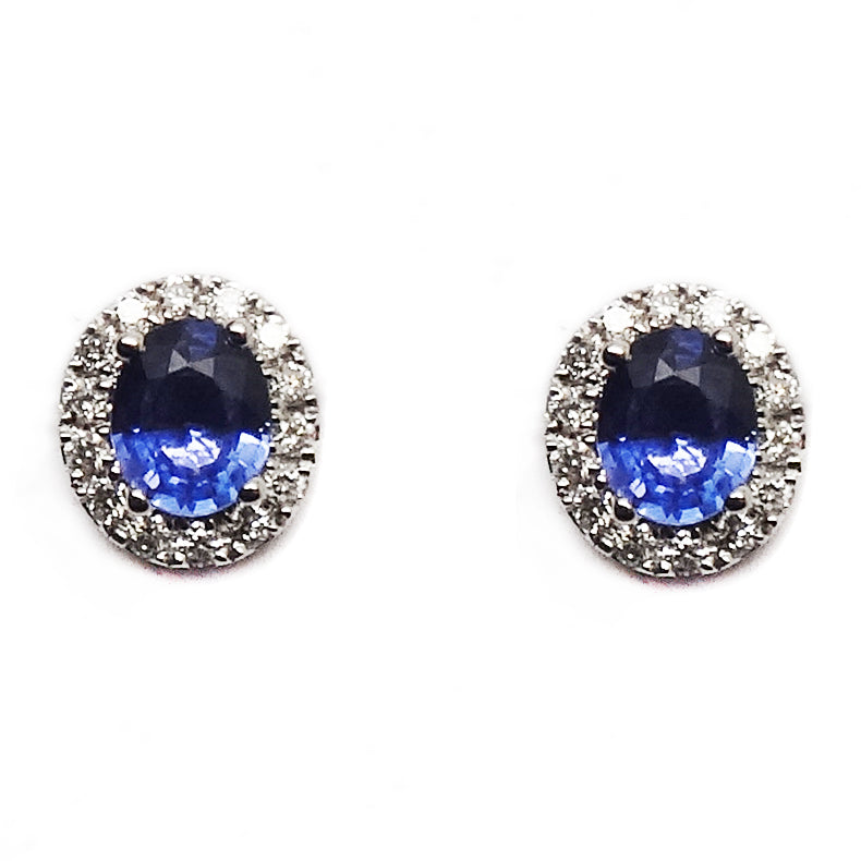 
                
                    Load image into Gallery viewer, Sapphire Earrings E41534
                
            