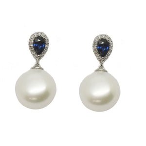 
                
                    Load image into Gallery viewer, Pearl &amp;amp; Gemstone Earrings E41653
                
            
