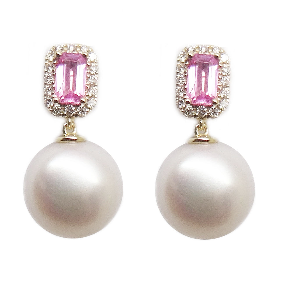 Pearl & Gemstone Earrings E41655