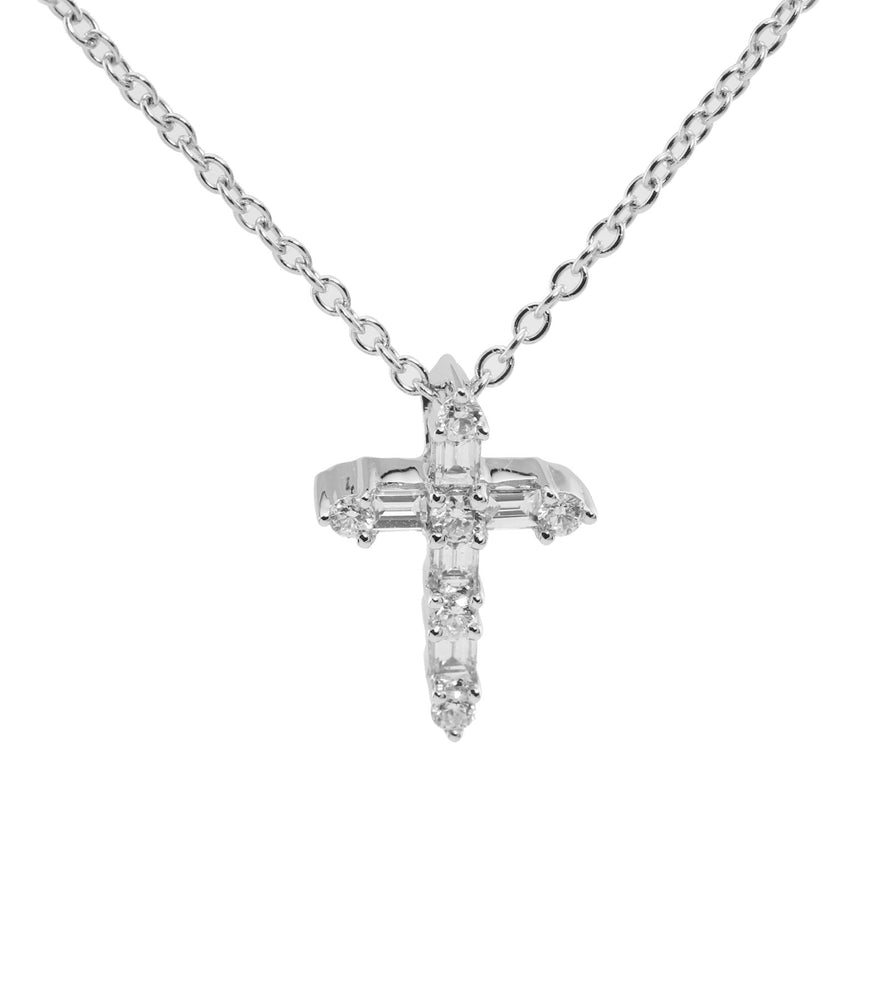 Diamond Cross Necklace NL14565