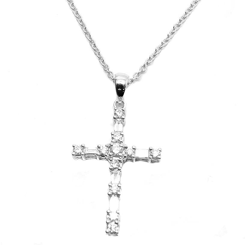 Diamond Cross Necklace NL16641