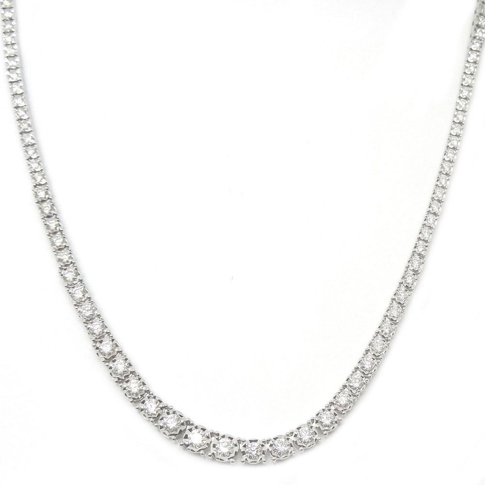 
                
                    Load image into Gallery viewer, 3.5ct Diamond Tennis Necklace NL1HFAW4D3-4T
                
            