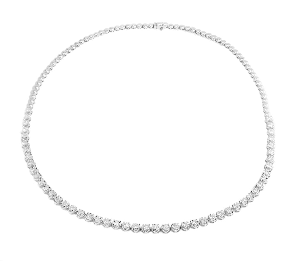 
                
                    Load image into Gallery viewer, 4.5ct Diamond Tennis Necklace NL1HFBW8D2-5T
                
            