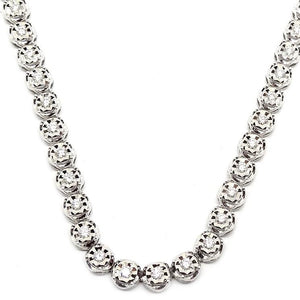 
                
                    Load image into Gallery viewer, 2ct (Half Way) Diamond Tennis Necklace NL1HFBW8D1-2T
                
            