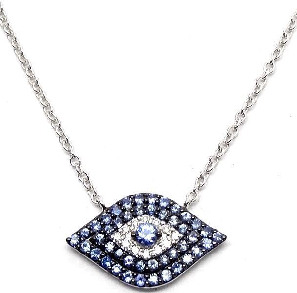 
                
                    Load image into Gallery viewer, Gemstone &amp;amp; Diamond Necklace NL26443 - Cometai
                
            