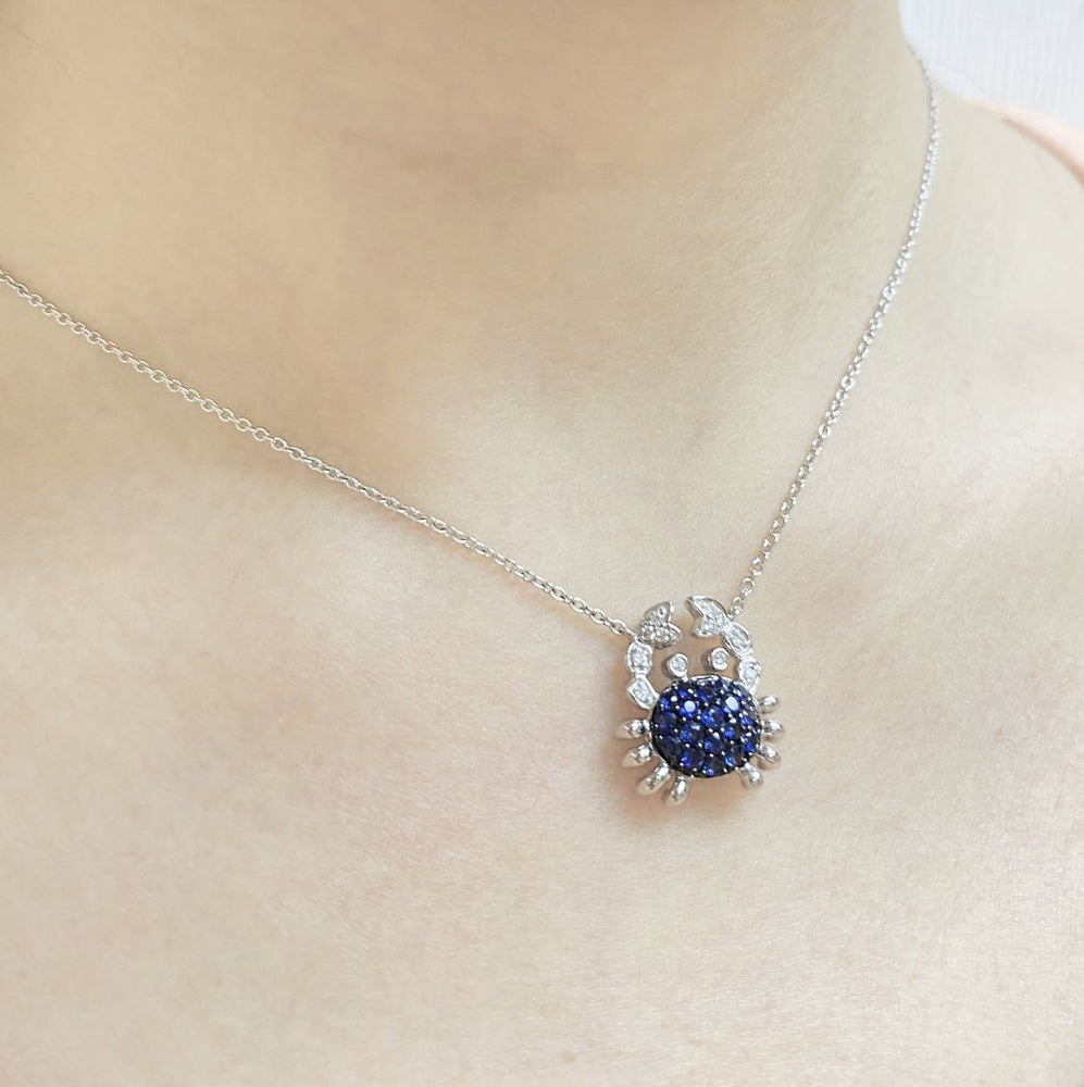 Sapphire & Diamond Necklace NL26472
