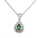 Emerald & Diamond Necklace NL31595