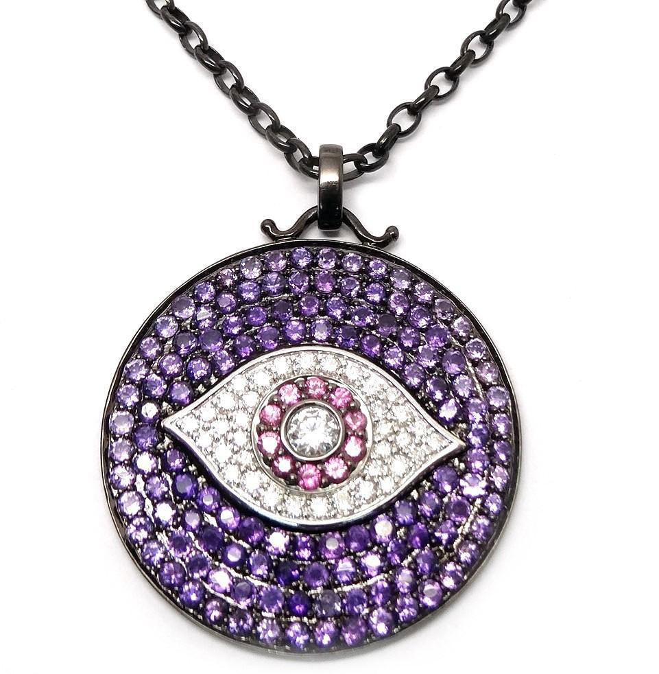 Gemstone & Diamond Necklace NL31989