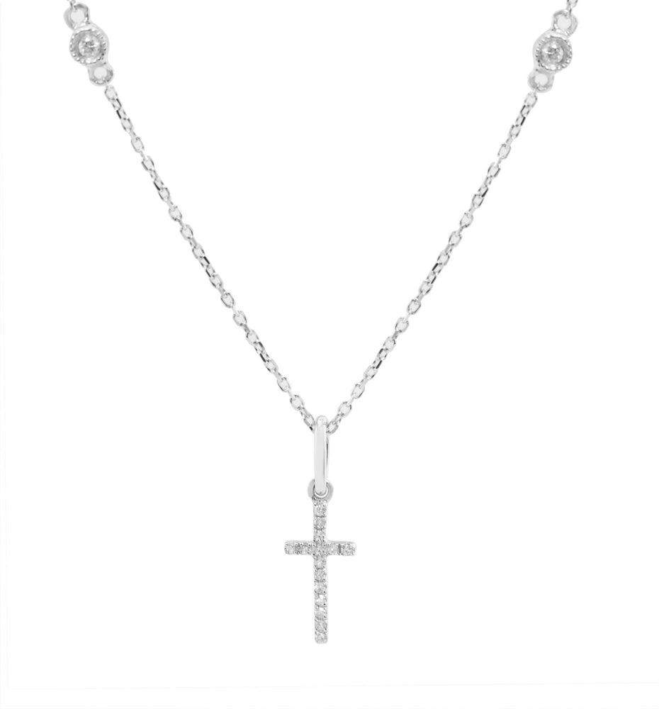 Diamond Cross Necklace NL32718