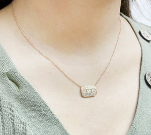 10*15mm Diamond Necklace NL36765