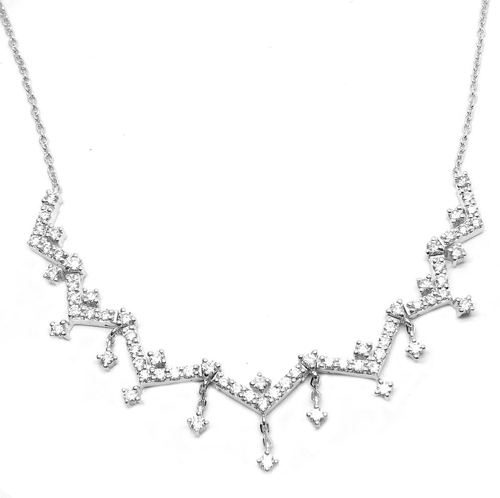 
                
                    Load image into Gallery viewer, Diamond Necklace NL37504
                
            