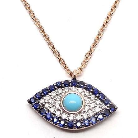 Gemstone & Diamond Necklace NL37671