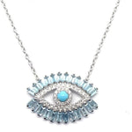Gemstone & Diamond Necklace NL38595