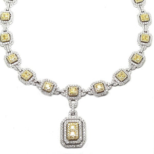 
                
                    Load image into Gallery viewer, Yellow Diamond Necklace NL38644
                
            