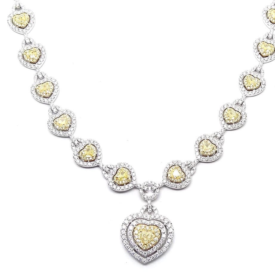 Yellow Diamond Necklace NL38732