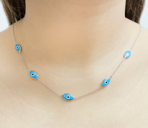 
                
                    Load image into Gallery viewer, Evil Eye Necklace NL39932
                
            