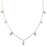 Diamond & Gemstone Necklace NL39956
