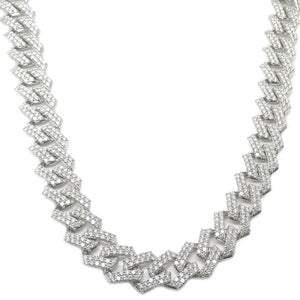 15mm Diamond Cuban Necklace NL39986