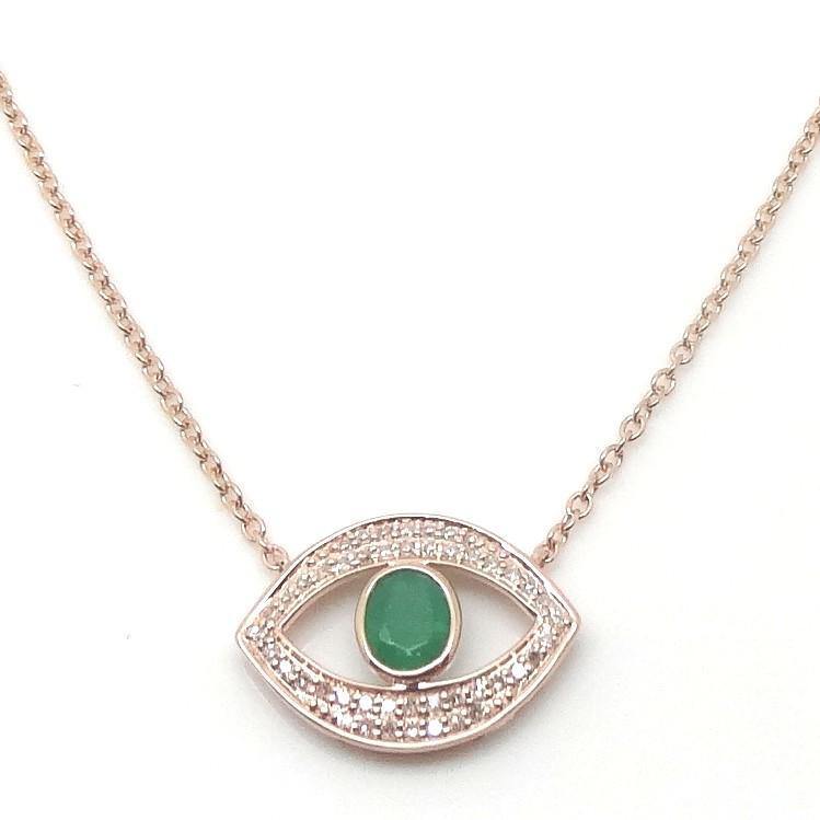 Gemstone & Diamond Necklace NL40075