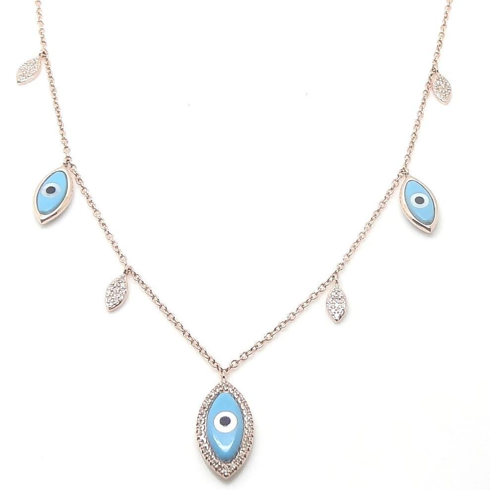 Gemstone & Diamond Necklace NL40086