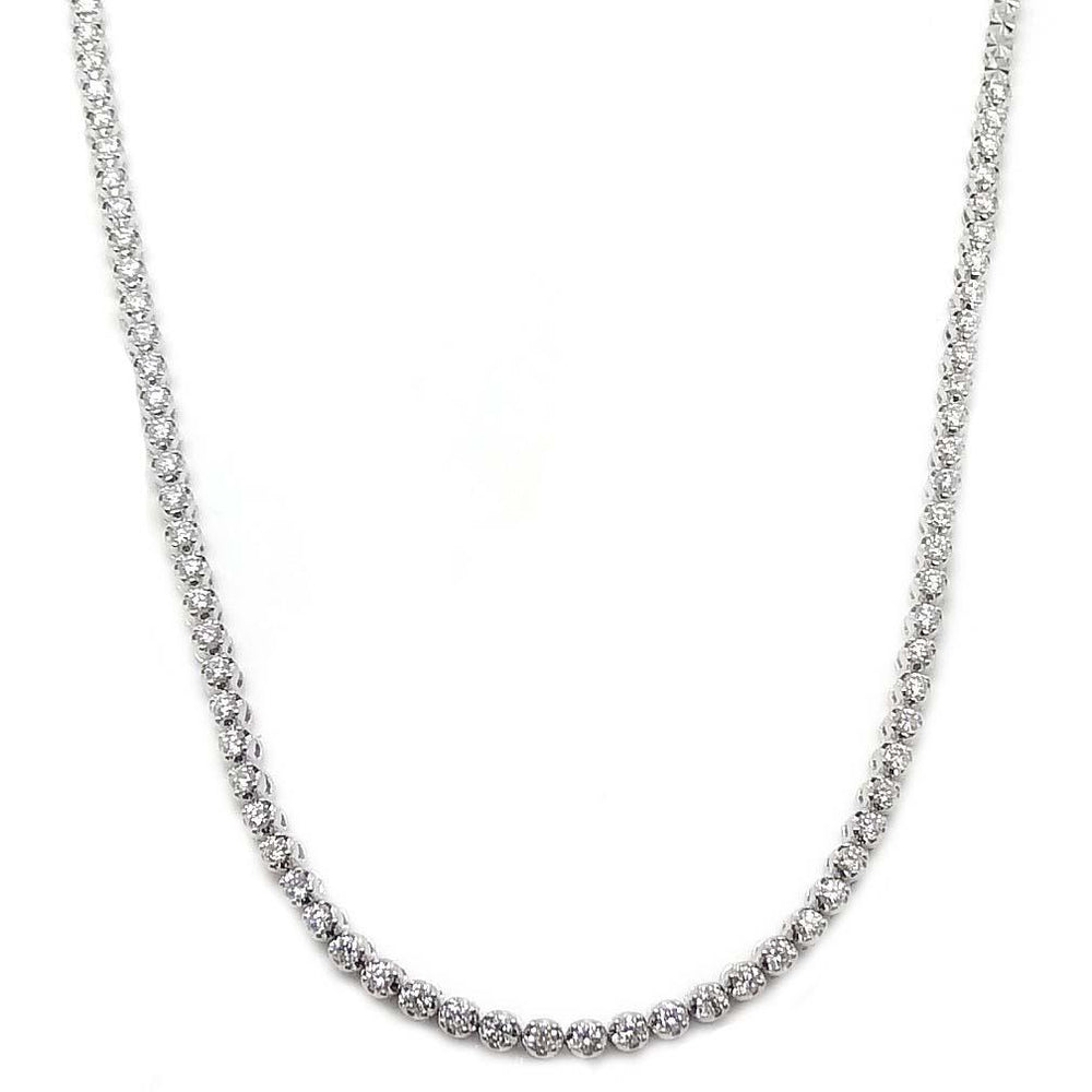 
                
                    Load image into Gallery viewer, 2ct (Half Way) Diamond Tennis Necklace NL2HFBW4D1-2T
                
            