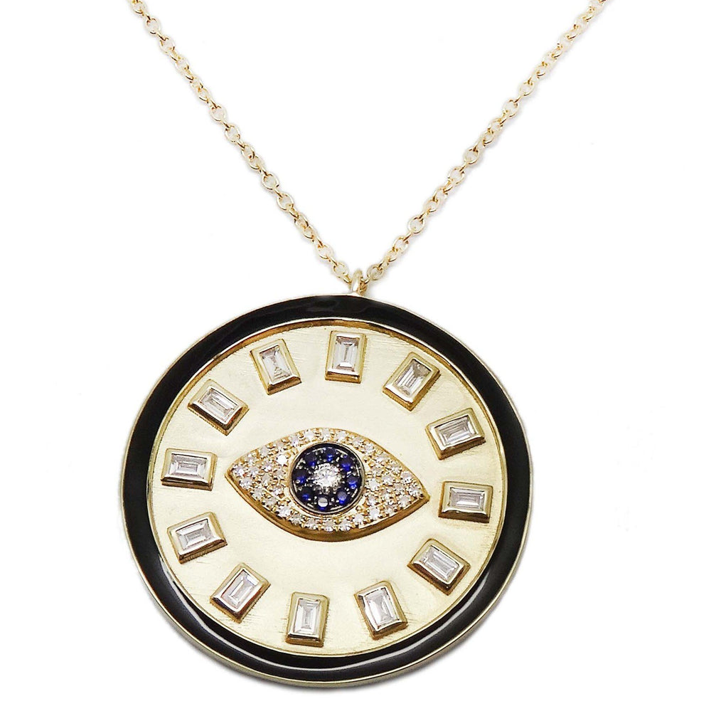 
                
                    Load image into Gallery viewer, Diamond &amp;amp; Sapphire Necklace NL40780
                
            