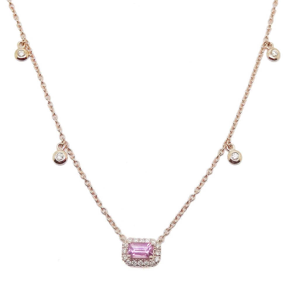 Gemstone & Diamond Necklace NL40794