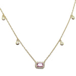 Gemstone & Diamond Necklace NL40794