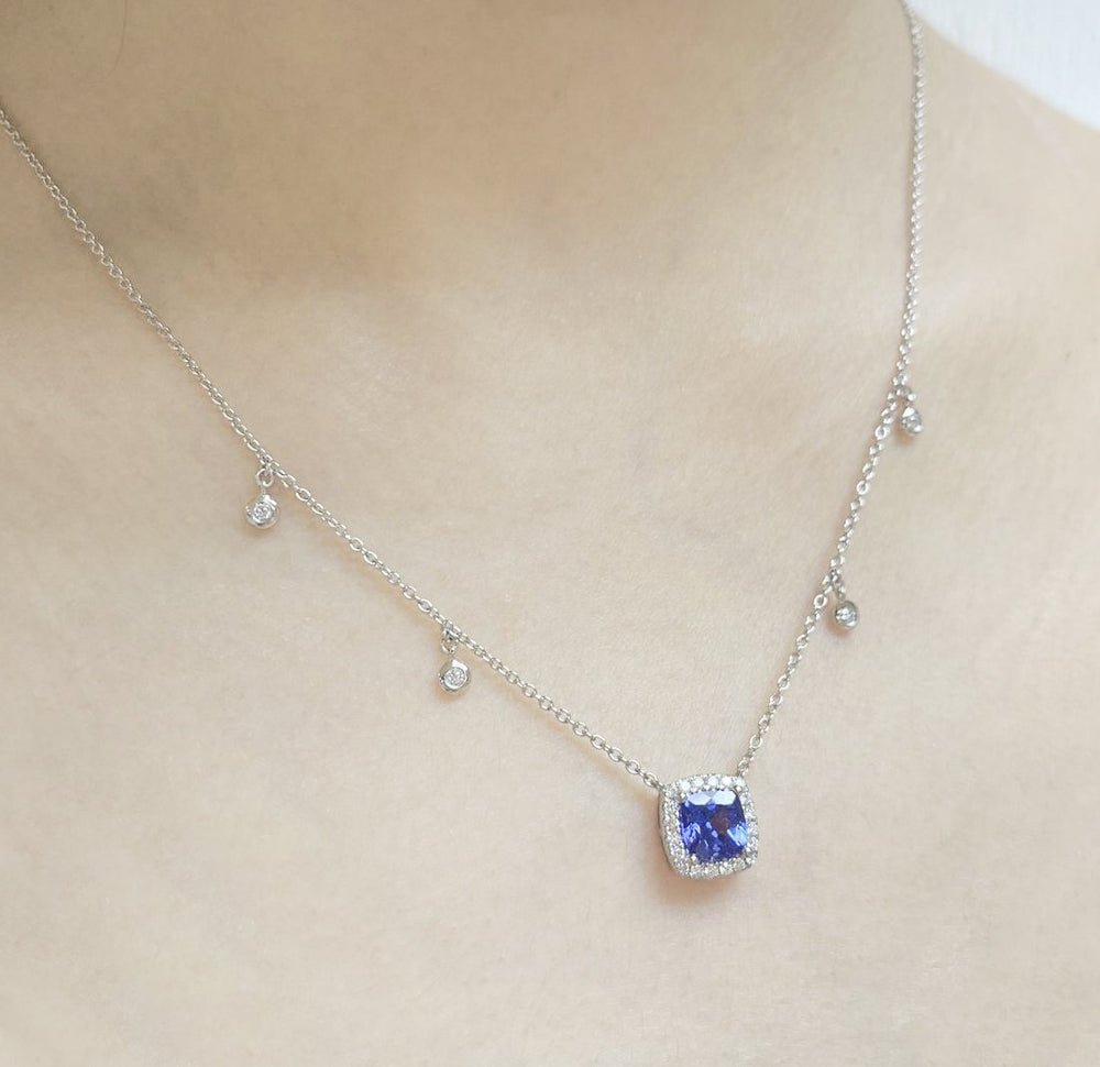 Gemstone & Diamond Necklace NL40796