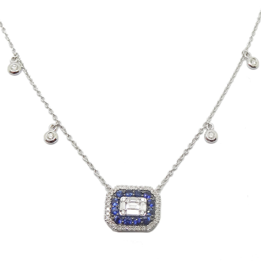 Gemstone & Diamond Necklace NL40829