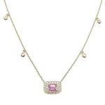 Gemstone & Diamond Necklace NL40865