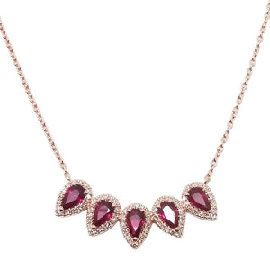 Ruby & Diamond Necklace NL41251