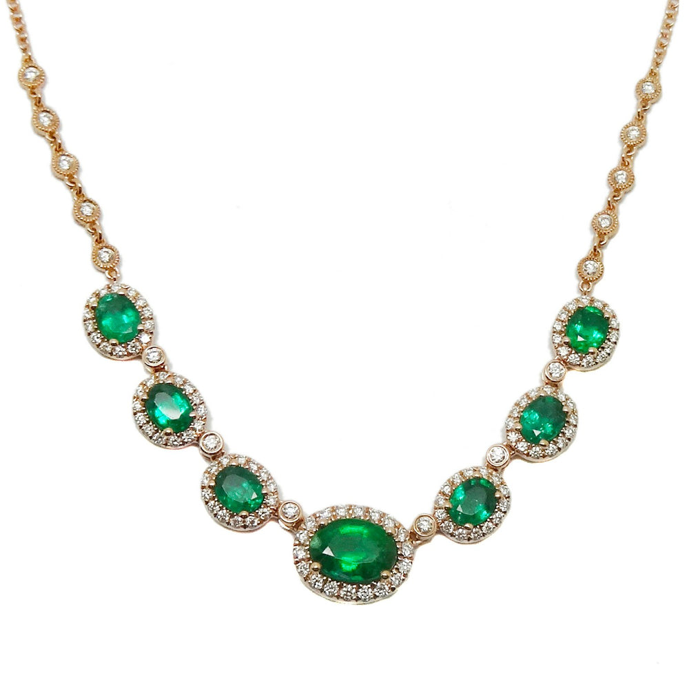 Emerald & Diamond Necklace NL41327