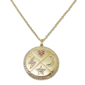 Gemstone & Diamond Necklace NL41554