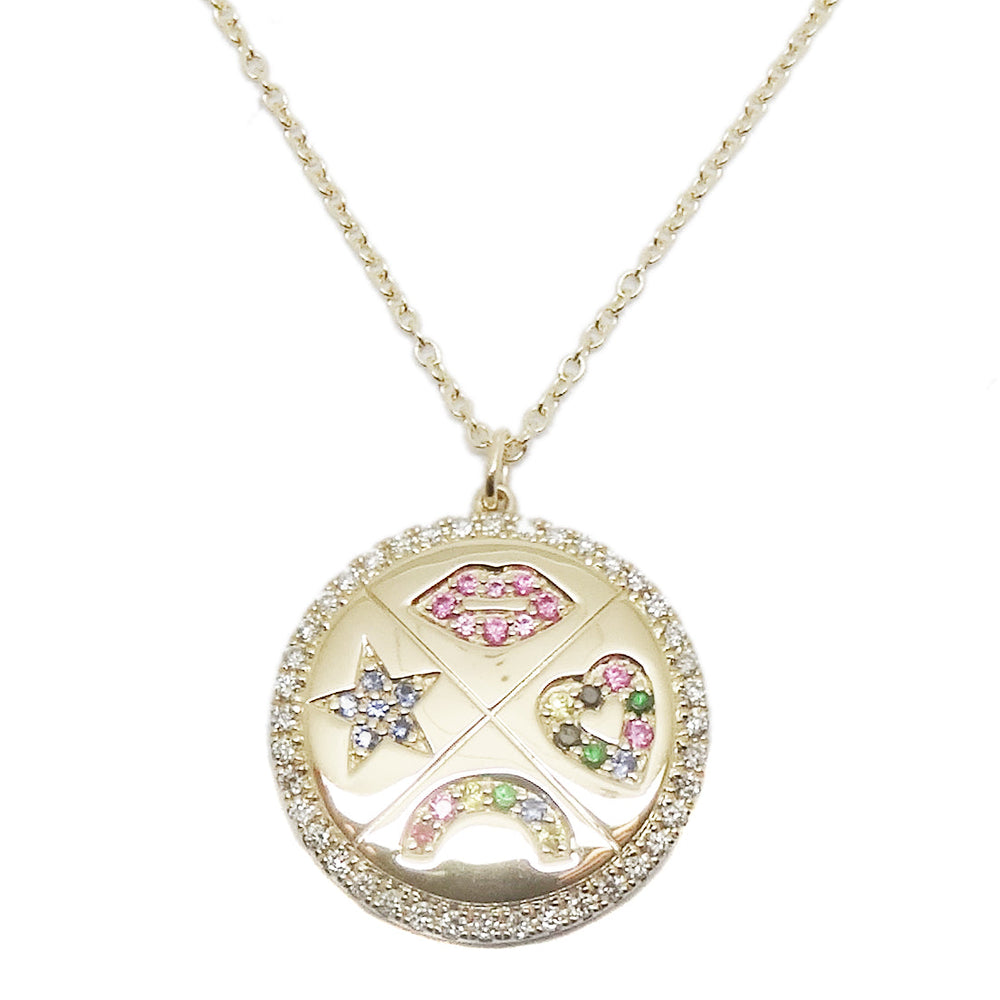 Gemstone & Diamond Necklace NL41555