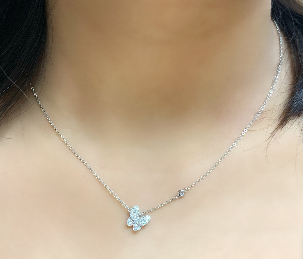 
                
                    Load image into Gallery viewer, Diamond Necklace NL41697
                
            