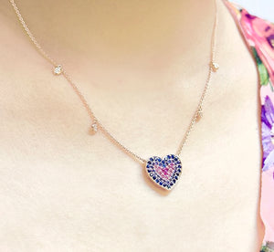 Gemstone & Diamond Necklace NL42052